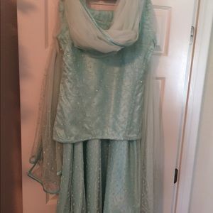 Chiniya Cholis with dupatta (shawl). Never worn!